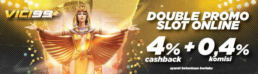 SLOT CASHBACK 4% + COMMISSION 0.4% 